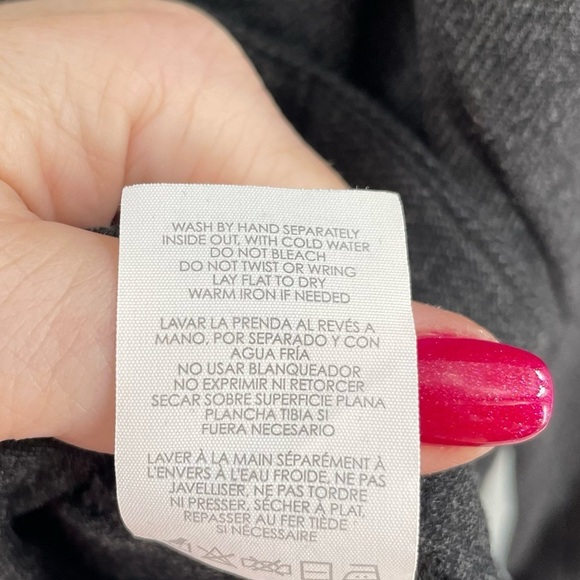 Cabi Charcoal Grey Fitted Ponte Knit Crew Button Detail Blazer Jacket Style 3030 - Picture 7 of 11